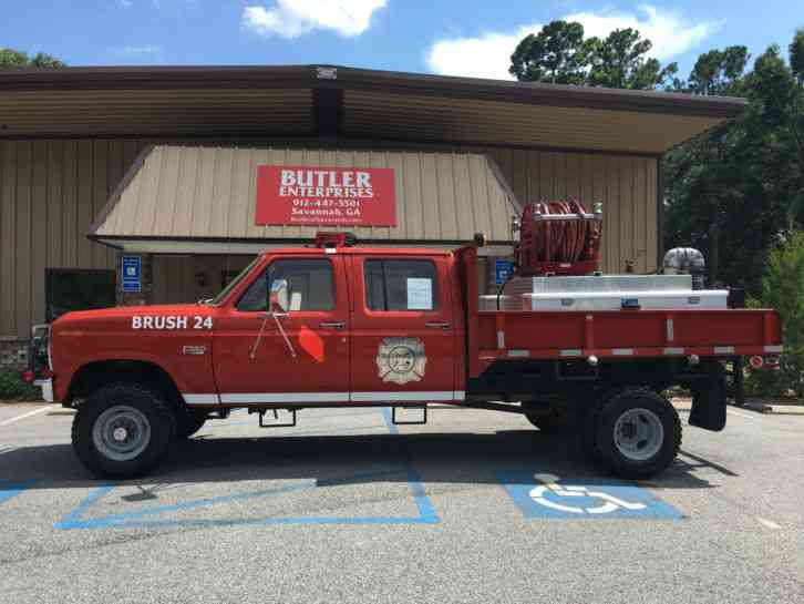 Used Tires Savannah Ga >> Ford F350 CREW CAB 4X4 (1986) : Emergency & Fire Trucks Used Tires Savannah Ga >> Ford F350 CREW CAB 4X4 (1986) : Emergency & Fire Trucks