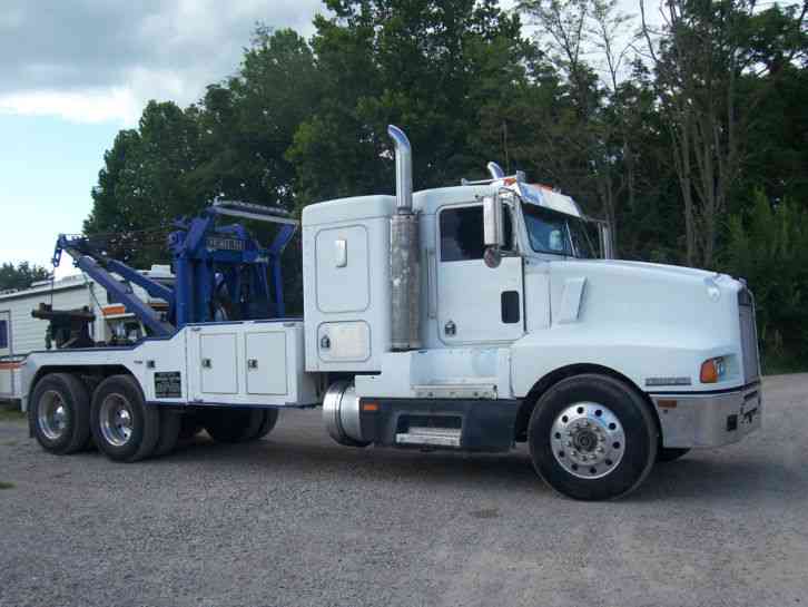 Kenworth semi wrecker 750 holmes and zacklift (1988)