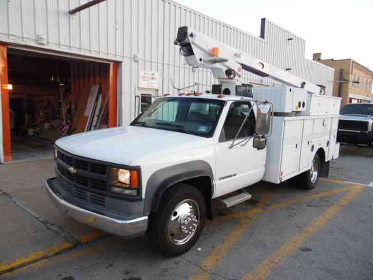 Chevrolet C-3500HD SERVICE BUCKET TELSTA BOOM TRUCK (1999)
