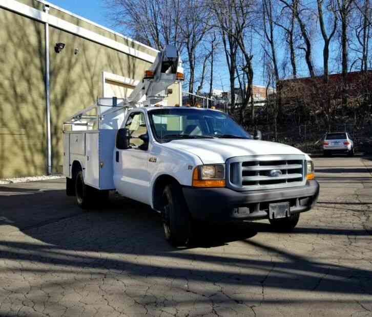 Ford F-350 Utility Non-Insulated Aerial Bucket Lift Telsta A-28D (1999)