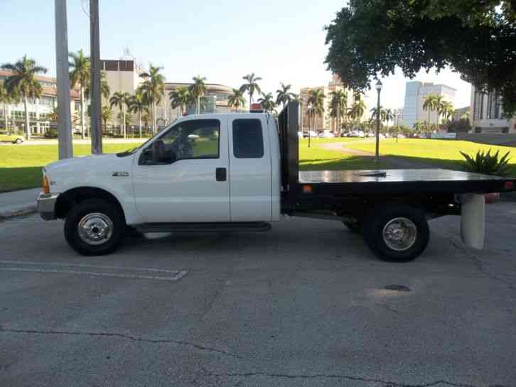 Ford F350 XCAB 7. 3 DIESEL FLATBED 5TH WHEEL 4X4 FLORIDA (1999)