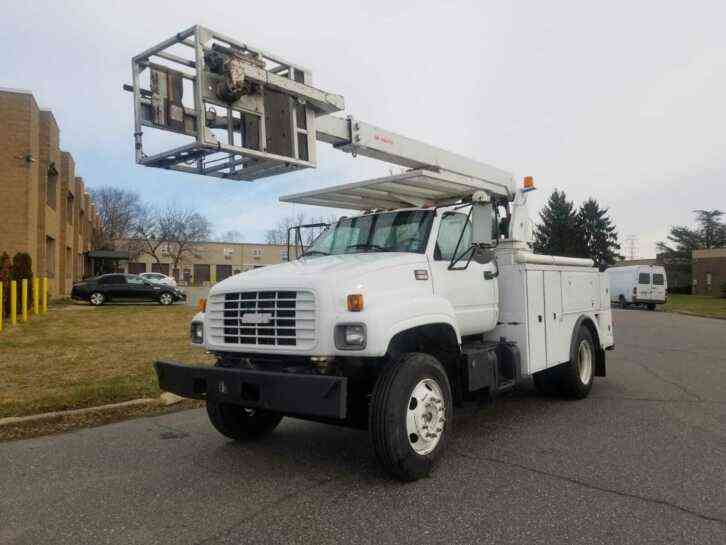 GMC C6500 CABLE PLACING BUCKET BOOM TRUCK (2000)