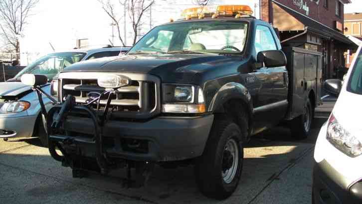Ford F350 4x4 Utility Body Truck with Meyers Snowplow (2004)