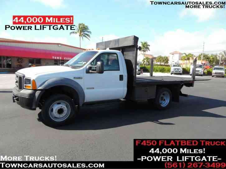 Ford F450 FLATBED Truck w/Liftgate 44, 000 Miles (2005)