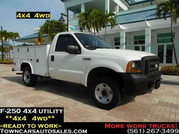 Ford F250 4WD UTILITY TRUCK 4WD 4X4 (2005)