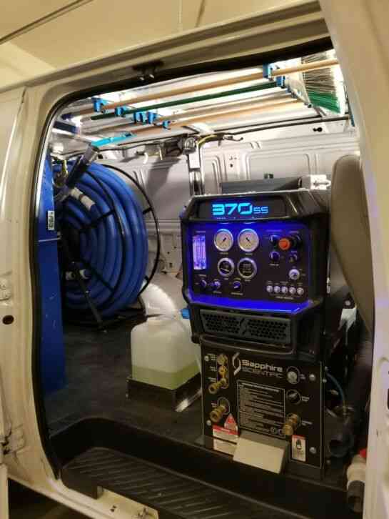 Ford E350 Carpet Cleaning Van with almost NEW Sapphire 370SS (2007)