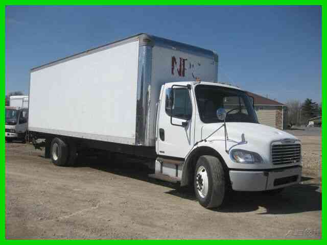 FREIGHTLINER M2 C7 CAT AUTO ''UNDER CDL''' 24X102X102 VAN BODY WITH LIFTGATE (2007)