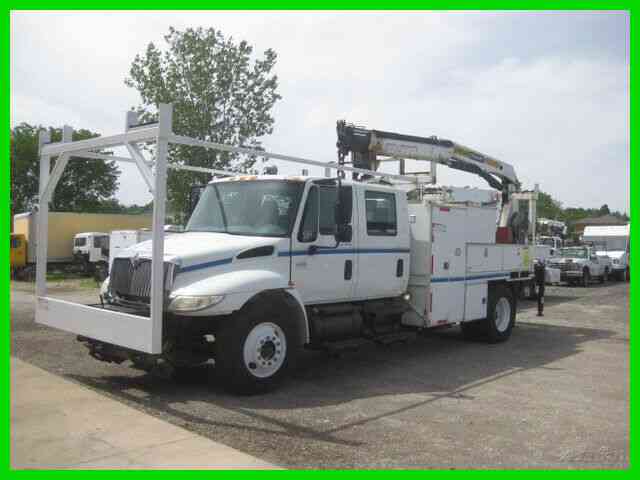 INTERNATIONAL 4300 DT466 SPEED WITH PALFINGER CRA (2007)