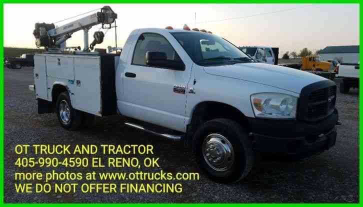 Dodge 3500 4000lb Crane Service Utility Bed (2008)