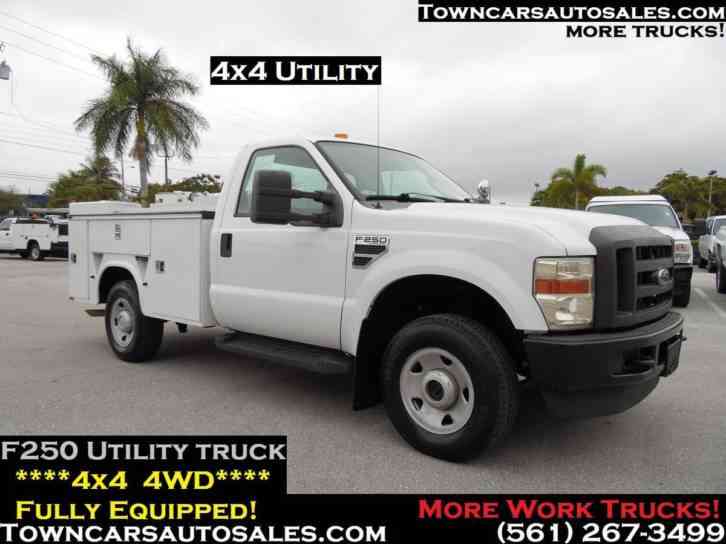 Ford F250 4WD UTILITY TRUCK 78K (2008)