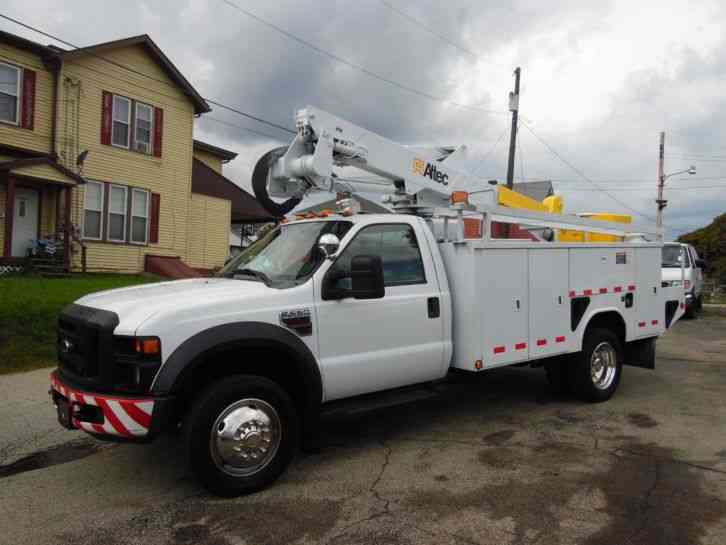 Ford F-550 ALTEC AT37-G BUCKET TRUCK 42. 5 WORKING HEIGHT (2008)