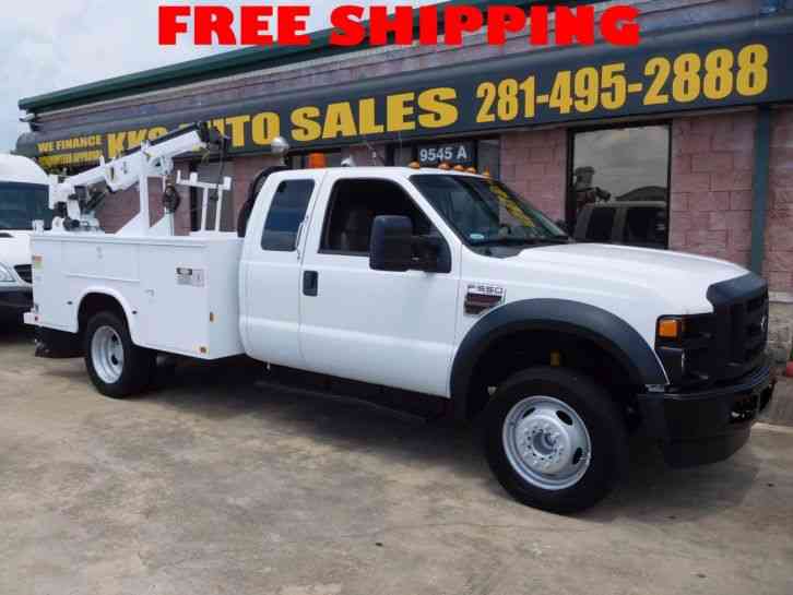 Ford F-550 Super Duty Utility Service Truck With Crane (2009)