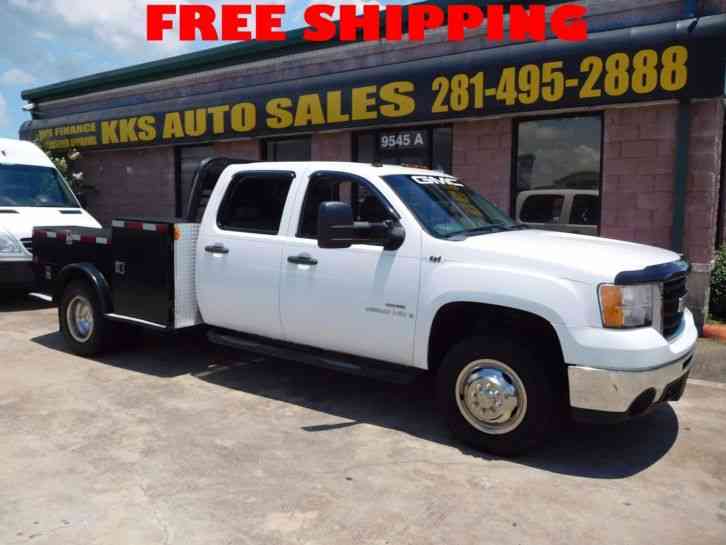 GMC SIERRA DURAMAX 3500 HD 4X4 FLATBED (2009)