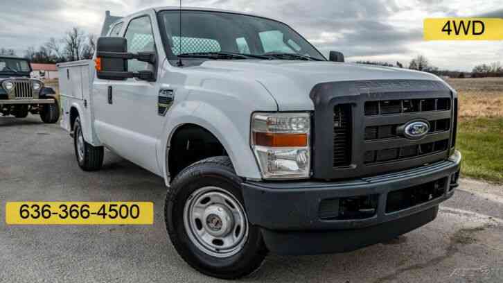 Ford F250 XL Used 4wd utility extended cab service utility work tool truck (2010)