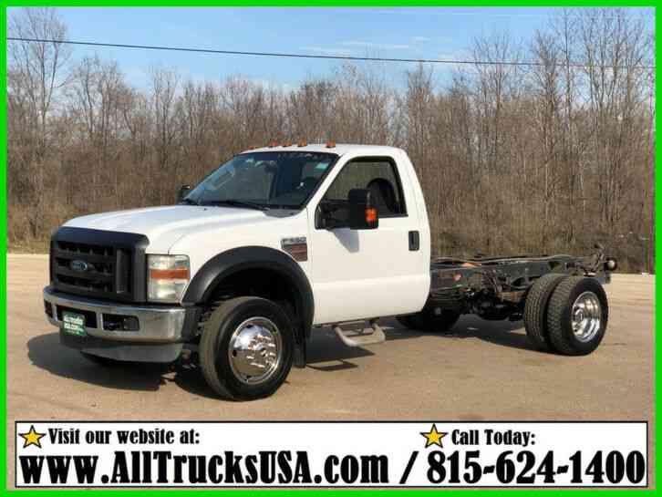 Ford F550 6. 4 POWERSTROKE DIESEL CAB & CHASSIS TRUCK 84'' CA Regular Cab (2010)