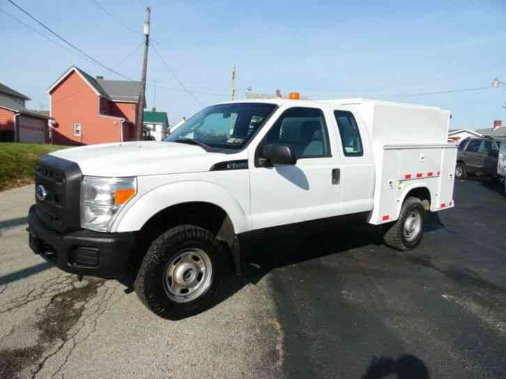 Ford F250 4X4 SERVICE UTILITY BED TRUCK KUV ENCLOSED (2011)
