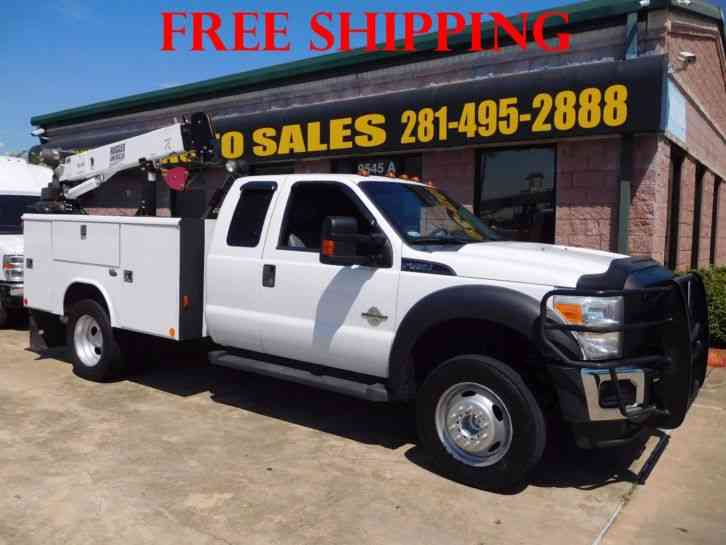 Ford F-450 Super Duty Utility Service Truck With Crane (2011)