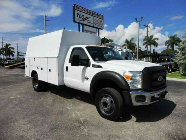 Ford F450 *6. 7L DIESEL*12FT ENCLOSED UTILITY SERVICE TRUCK (2011)