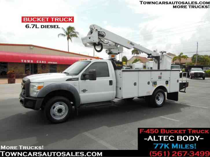 Ford F450 Bucket Truck 77, 000 Miles (2011)