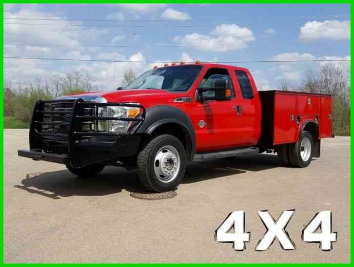 Ford F550 4x4 EXT CAB UTILITY TRUCK (2011)