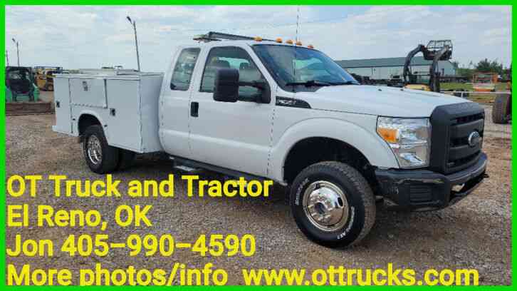 Ford F-350 4wd Extended Cab 9ft Service Utility Bed Truck 6. 2L Gas (2012)