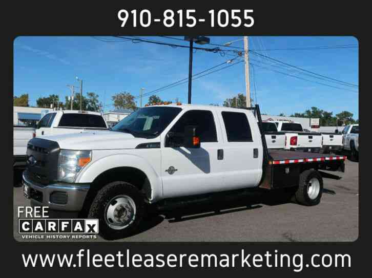 Ford Super Duty F-350 DRW 4WD Flatbed 4WD 9 Foot Flatbed Crew Cab Powerstroke Diesel (2012)