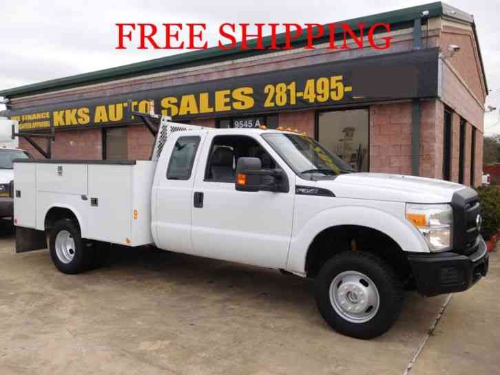 FORD F-350 SUPER DUTY 4WD UTILITY SERVICE TRUCK EXT CAB (2012)