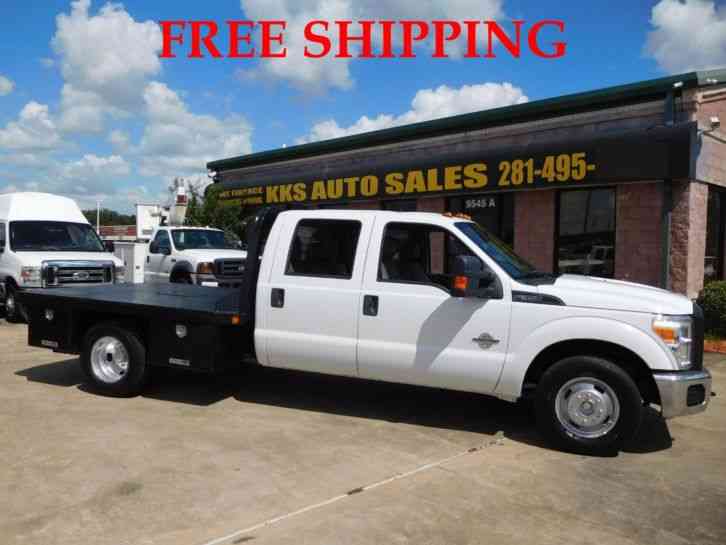 FORD F-350 SUPER DUTY FLATBED TRUCK CREW CAB LONG BED (2012)
