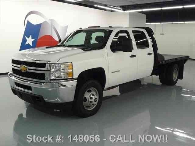 Chevrolet Silverado 3500 CREW DIESEL DRW FLAT BED (2013)