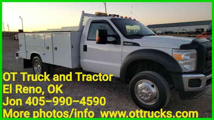 Ford F-550 11ft Mechanics Service Lube Bed Truck 6. 8L (2013)