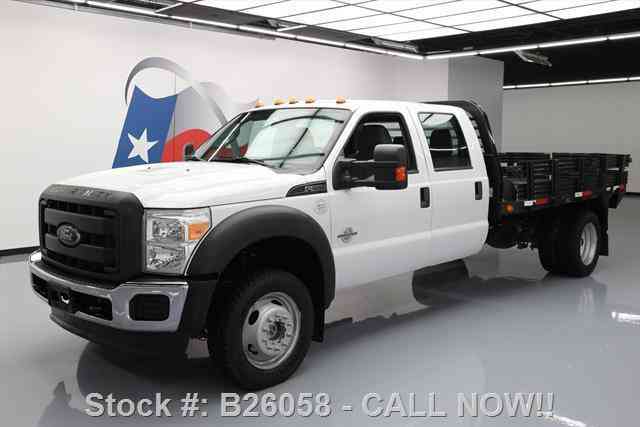 Ford F-550 CREW 4X4 DIESEL DUALLY STAKE/FLATBED (2013)