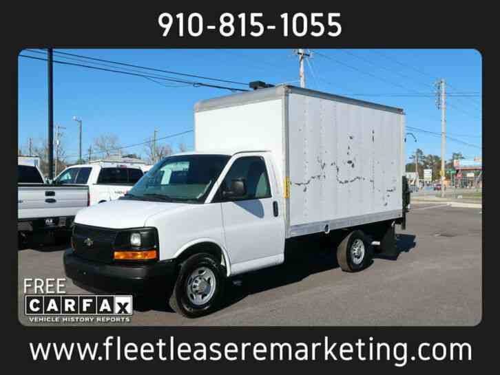 Chevrolet G3500 Express Box Truck 12 Foot Box Truck with Liftgate (2014)
