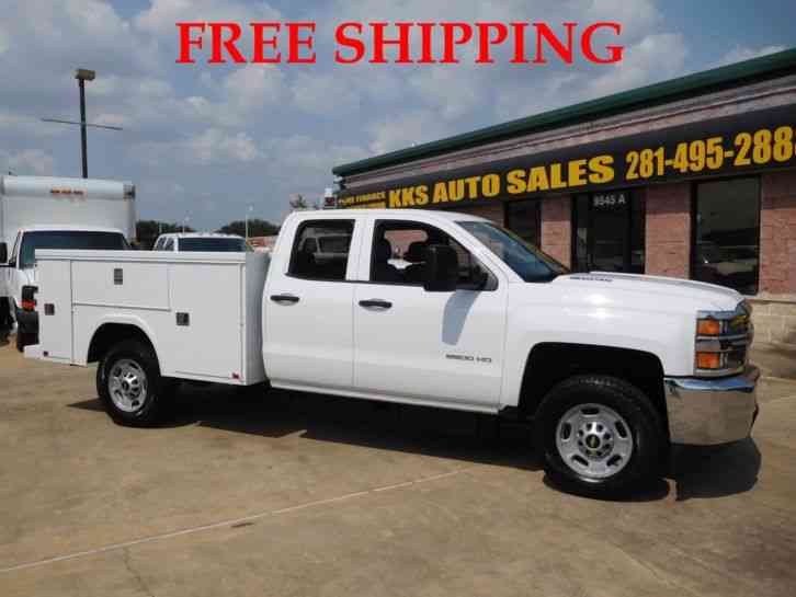 CHEVROLET SILVERADO 2500 HD 4WD UTILITY SERVICE TRUCK 6. 6L (2015)