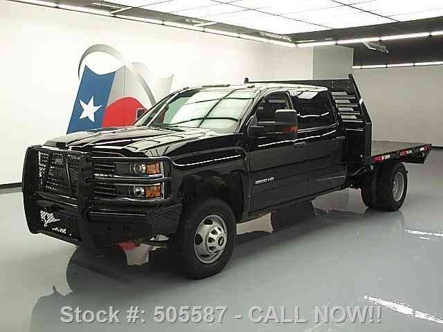 Chevrolet Silverado 3500 HD 4X4 CREW DIESEL FLATBED (2015)