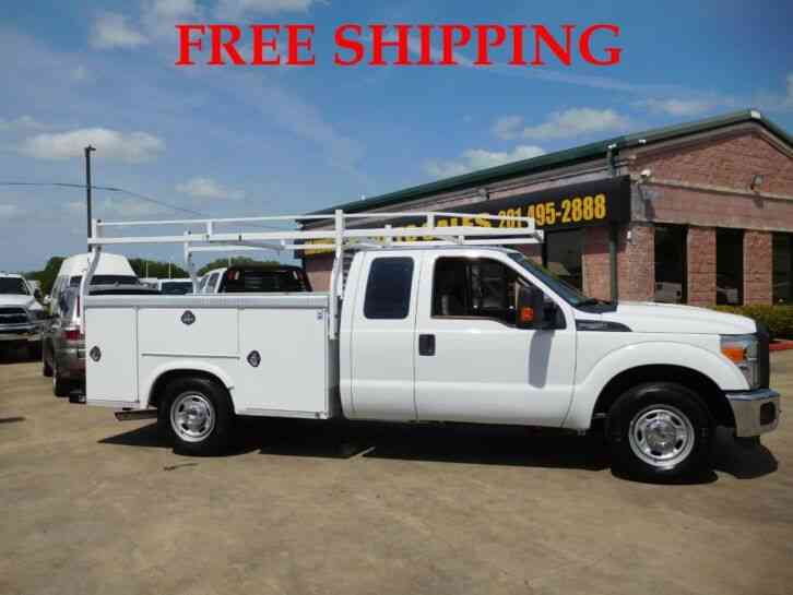 FORD F-250 XL SUPER DUTY UTILITY SERVICE TRUCK EXTENDED CAB LONG BED 6. 2L (2015)