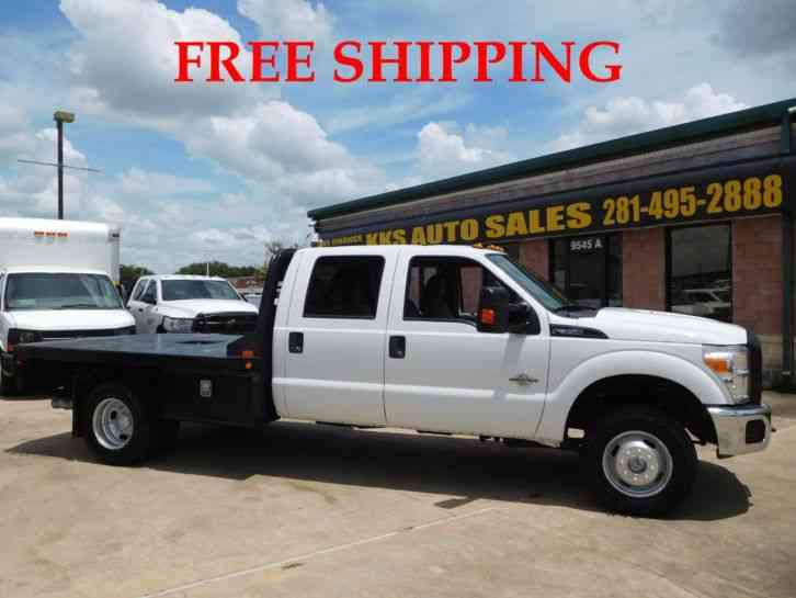 FORD F-350 SUPER DUTY 4WD FLATBED LONG BED 6. 7L DIESEL (2015)