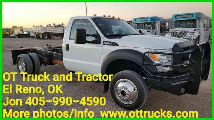 Ford F-550 4wd 84in CTA Cab Chassis 6. 8L Gas Truck (2015)