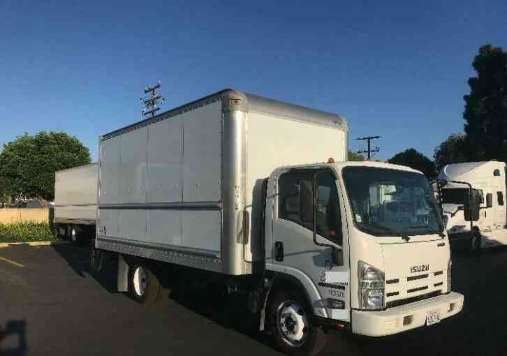 ISUZU NPR-HD 16FT BOX TRUCK W/LIFTGATE GAS 14500# WARRANTY SHIPPING (2015)