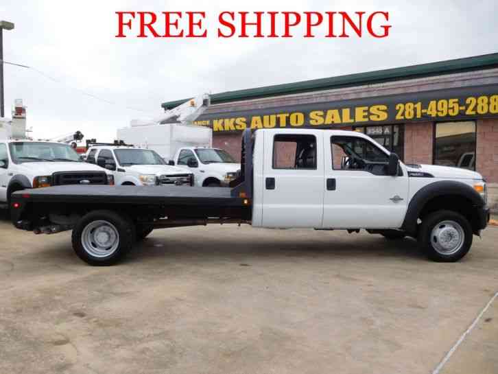 FORD F-550 SUPER DUTY 4WD 13. 5 FT FLATBED CREW CAB 6. 7L (2016)