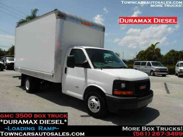 GMC 3500 Duramax Diesel Box Truck (2016)