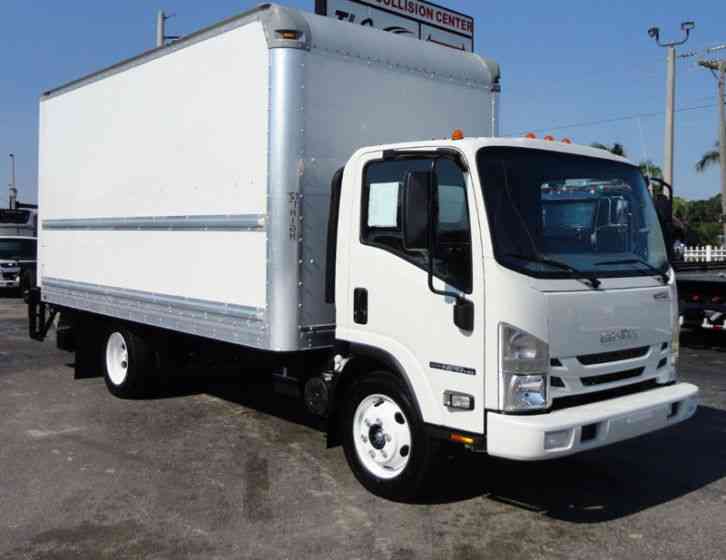 Isuzu NPR HD 16FT DRY BOX. . TUCK UNDER LIFTGATE BOX TRUCK CARGO (2018)