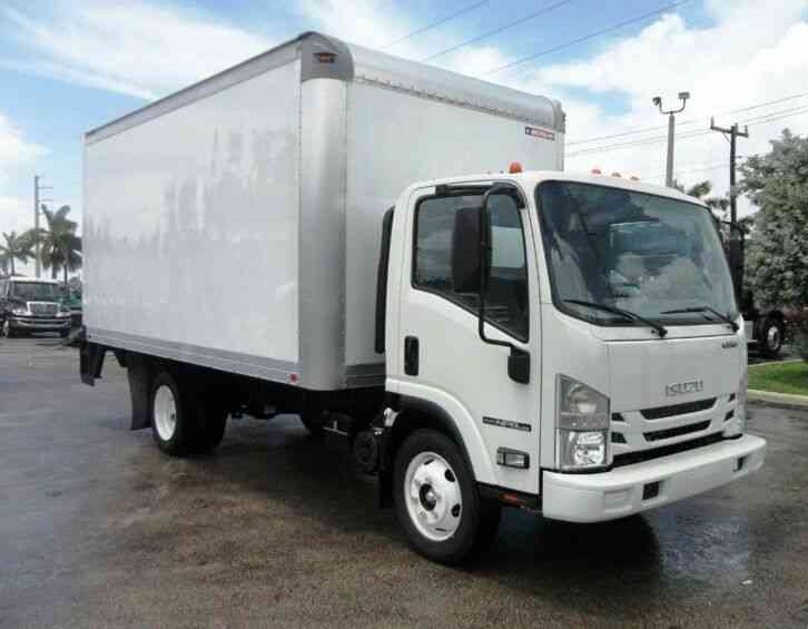 Isuzu NPR HD 16FT DRY BOX. TUCK UNDER LIFTGATE BOX TRUCK CARGO T (2020)