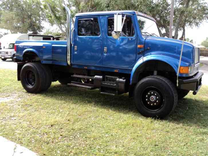 International 4700 Custom Crew Cab Pickup Truck-Navistar Diesel-- (1992)