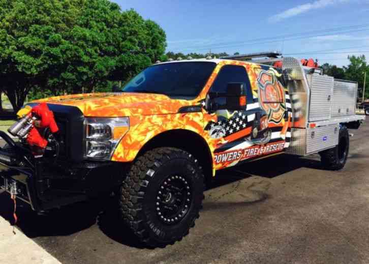 Ford Fire Rescue Brush Truck Ford F554 Extreme 4x4 (2016)