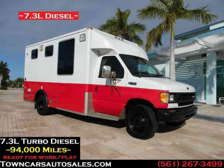 Ford E450 Ambulance Camper Van RV Box Truck (1999)