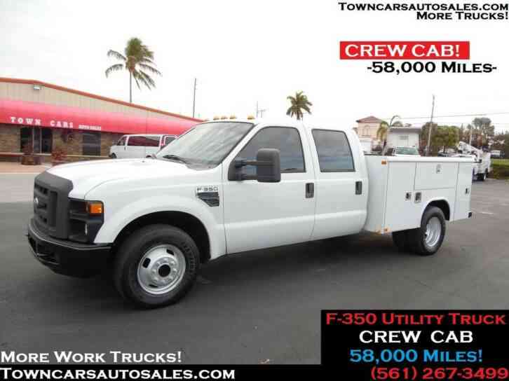 Ford F350 Crew Cab Utility Truck 58, 000 Miles (2008)