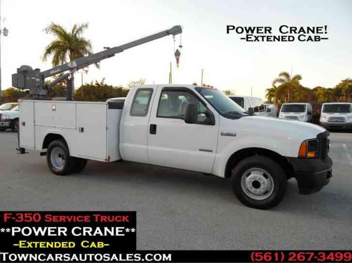 Ford F350 Extended Cab Utility CRANE TRUCK (2007)