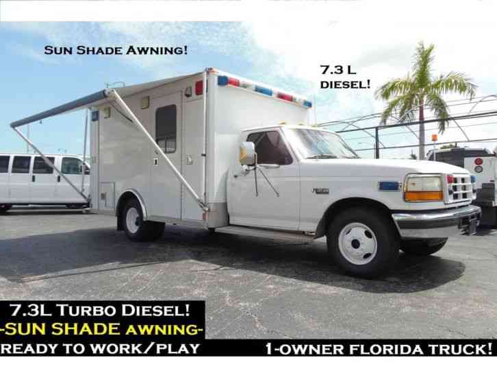 Ford F350 Super Duty Rescue Vehicle Ambulance (1997)
