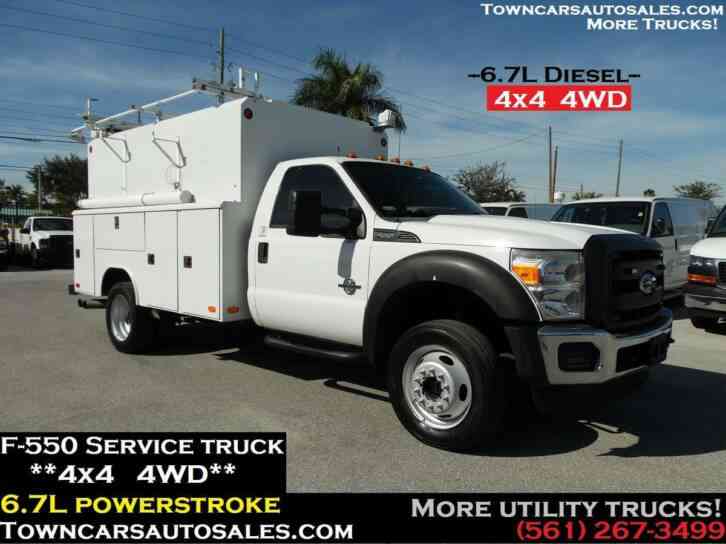 Ford F550 4x4 ENCLOSED UTILITY TRUCK 4WD (2012)