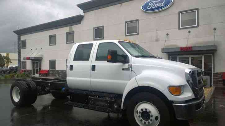Ford F650 Crew cab Chassis AIR RIDE, 26, 000# GVWR under CDL (2015)